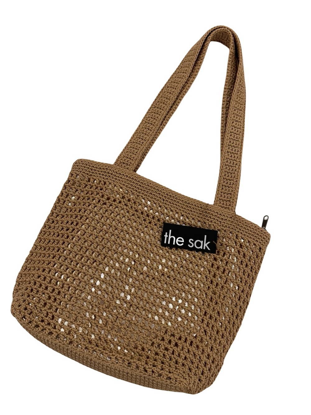 The Sak Brown Handwoven Crochet Tote - Picture 6 of 8